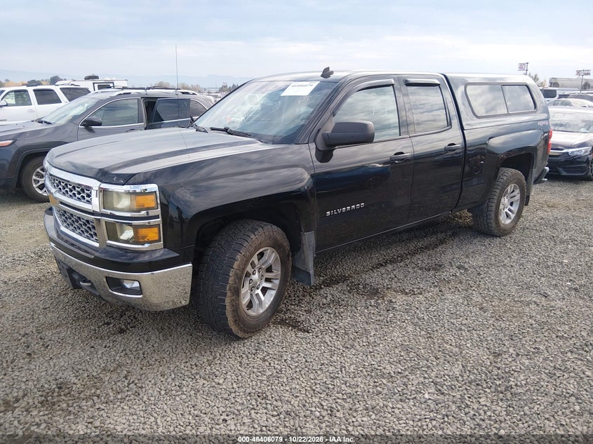 2014 Chevrolet Silverado 1500 1Lt, Неизвестно, IAAI, VIN 1GCVKREC8EZ265257 — фото 2