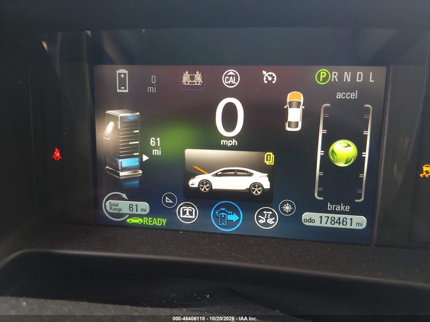 CHEVROLET VOLT 2013 VIN 1G1RB6E40DU101725