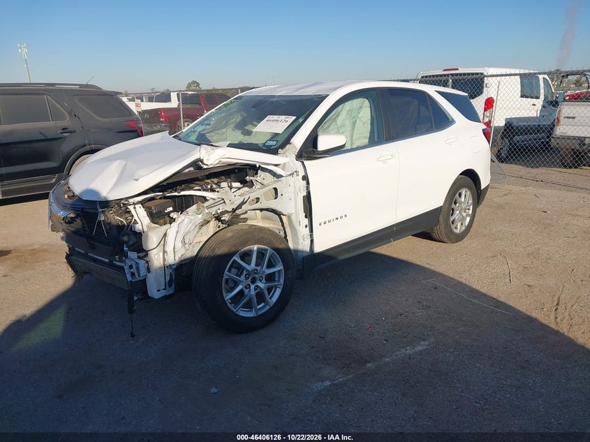 2024 Chevrolet Equinox Fwd Lt, All Over, IAAI, VIN 3GNAXKEG6RL343095 — photo 2