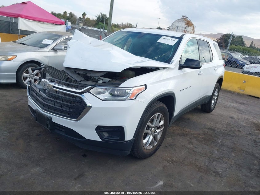 Vin: 1gnerfkwxlj289877, lot: 46906488, chevrolet traverse fwd ls 20202