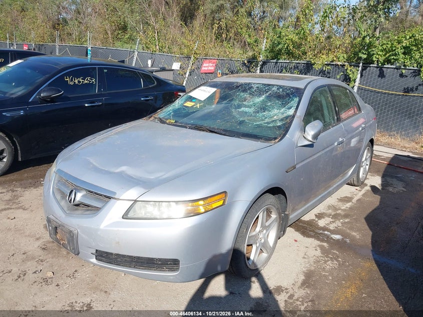 2004 Acura Tl, Front End, IAAI, VIN 19UUA66284A058322 — photo 2