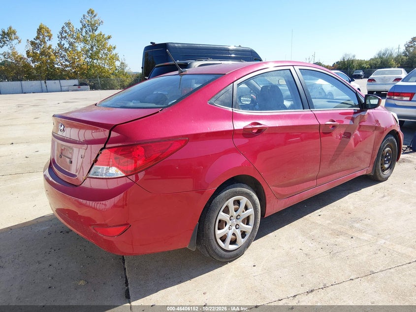 Vin: kmhct4ae0cu145912, lot: 46906510, hyundai accent gls 20124