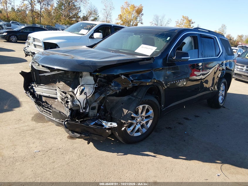 Vin: 1gnevhkw4mj229540, lot: 46906549, chevrolet traverse awd lt leather 20212