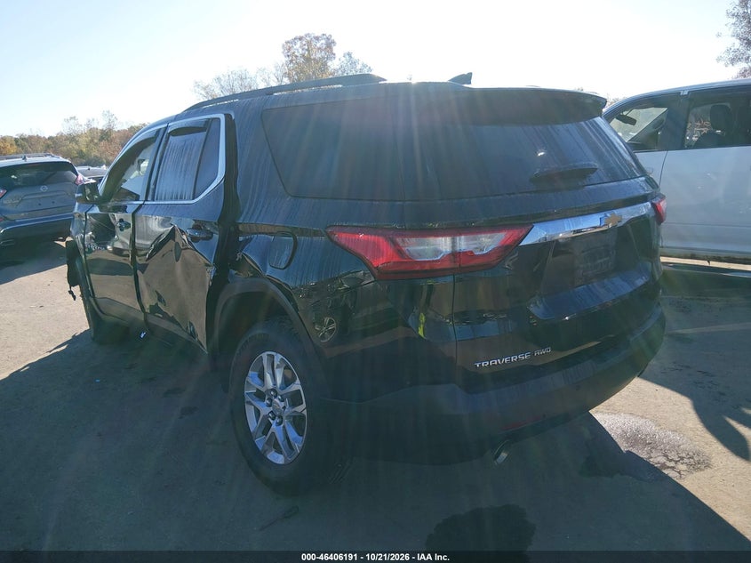 Vin: 1gnevhkw4mj229540, lot: 46906549, chevrolet traverse awd lt leather 20213