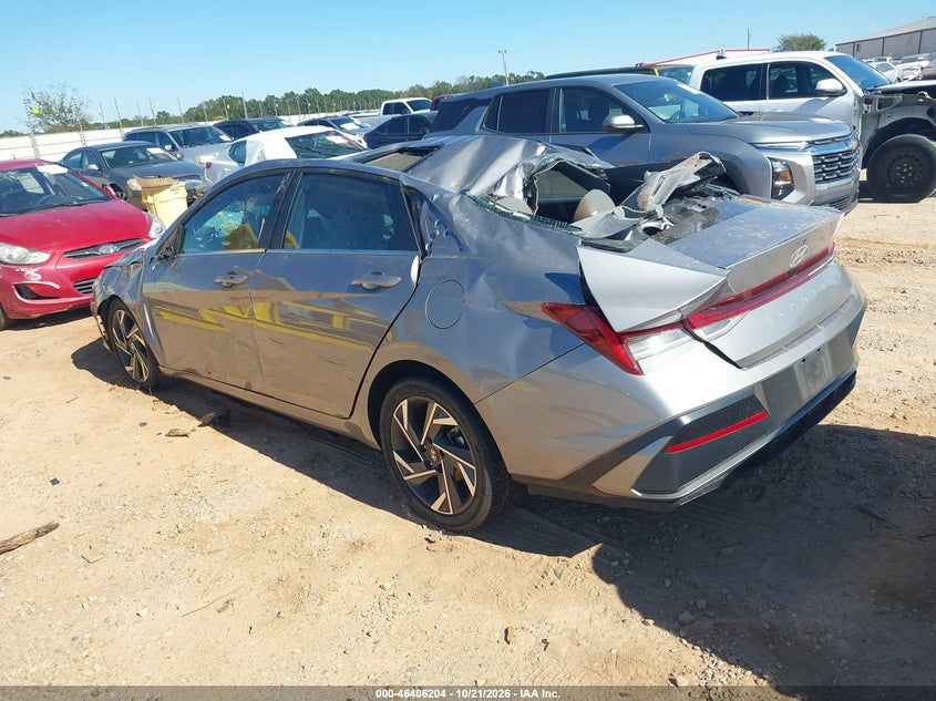 Vin: kmhls4dg0su921129, lot: 46906563, hyundai elantra sel convenience 20253
