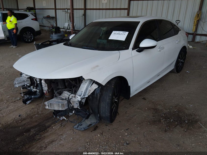2024 Honda Civic Ex, Front End, IAAI, VIN 2HGFE1F76RH311724 — photo 2