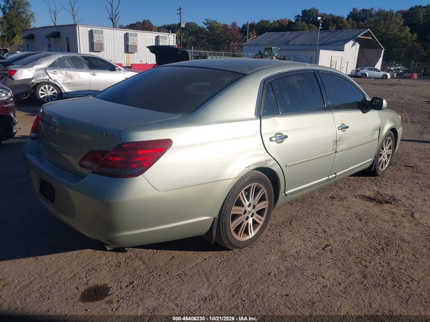 TOYOTA AVALON 2008 VIN 4T1BK36B98U267523