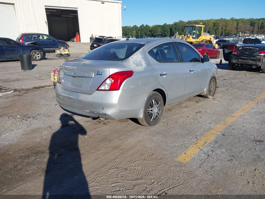 Vin: 3n1cn7ap0cl906873, lot: 46906594, nissan versa 1.6 sv 20124
