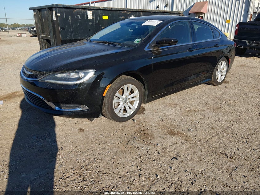 Vin: 1c3cccab1fn667553, lot: 46906609, chrysler 200 limited 20152