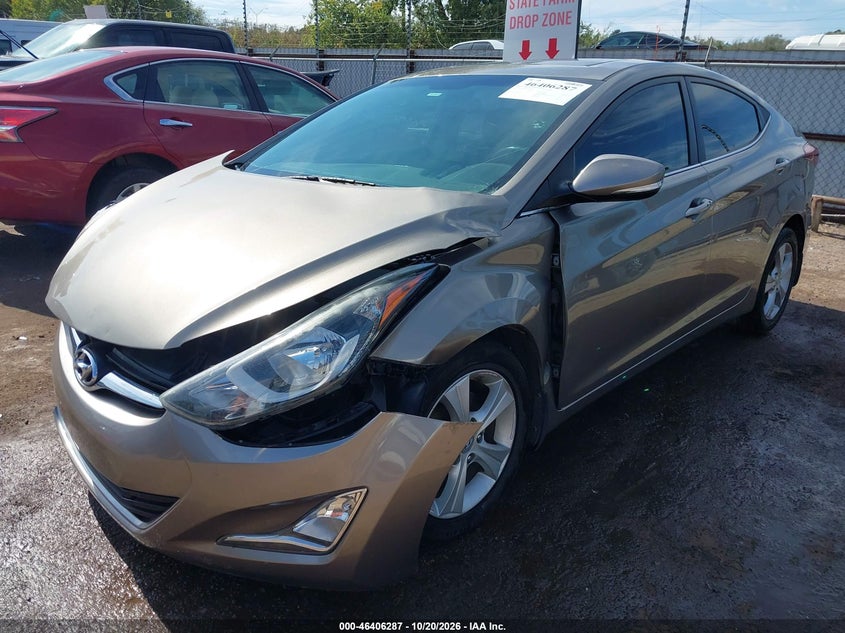 Vin: 5npdh4ae8gh795422, lot: 46906645, hyundai elantra value edition 20162