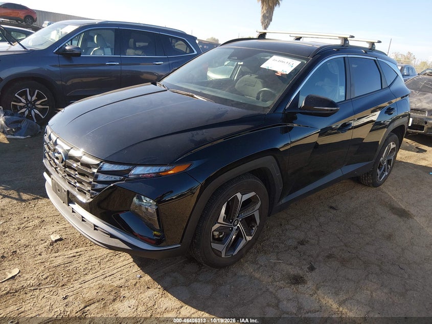 2022 Hyundai Tucson Sel, Right Rear, IAAI, VIN 5NMJF3AE5NH112394 — photo 2