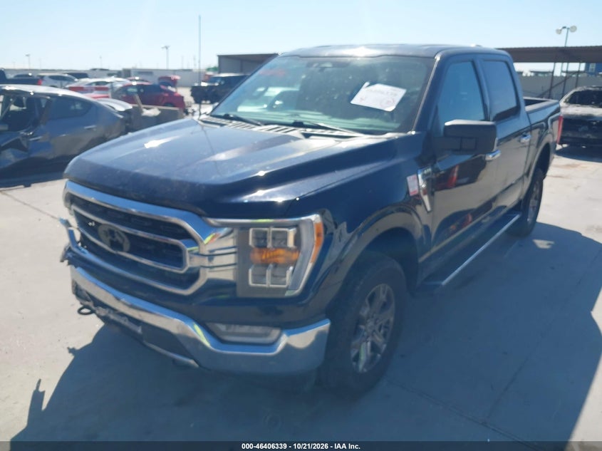 2023 Ford F-150 Xlt, Удар сзади, IAAI, VIN 1FTFW1E86PKD16076 — фото 2