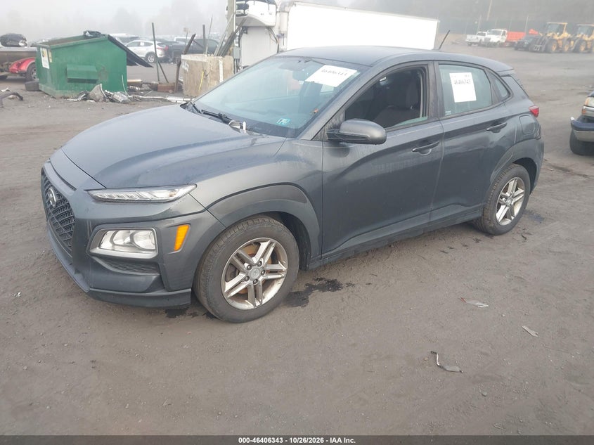 Vin: km8k1caa7ju150756, lot: 46906701, hyundai kona se 20182