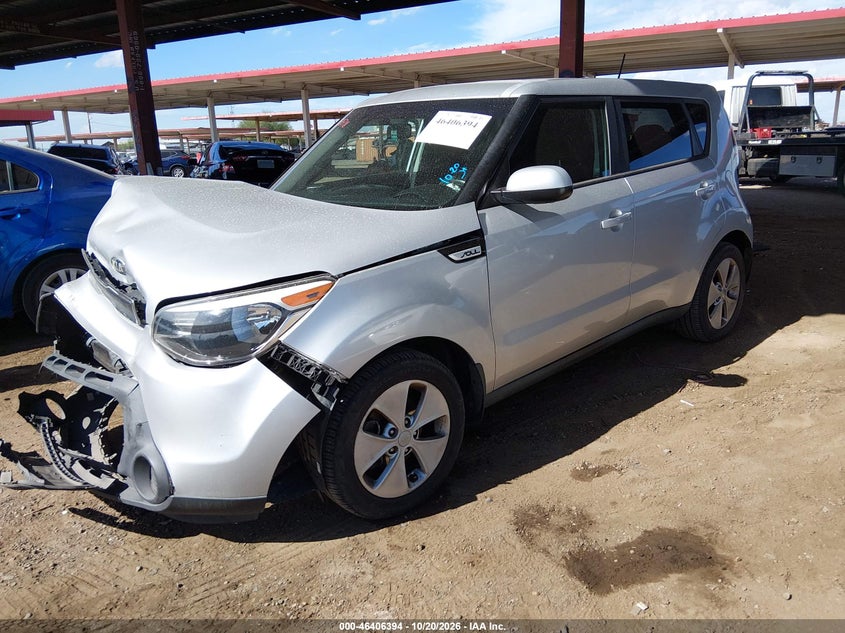 Vin: kndjn2a20g7858538, lot: 46906752, kia soul 20162