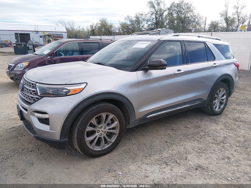 Vin: 1fmsk8fhxmgb55629, lot: 46906765, ford explorer limited 20212