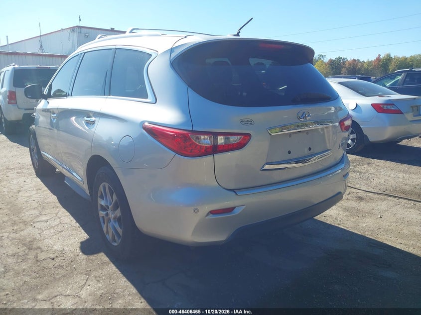 Vin: 5n1al0mm3dc350831, lot: 46906823, infiniti jx35 20133