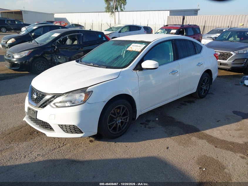 2017 Nissan Sentra S, Engine Damage, IAAI, VIN 3N1AB7AP4HY348925 — photo 2