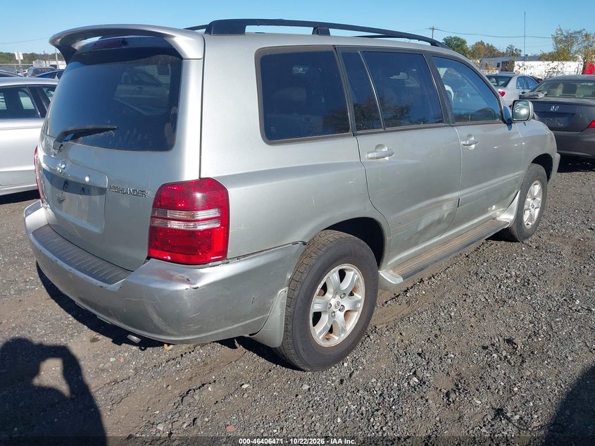 TOYOTA HIGHLANDER 2003 VIN JTEHF21A430152089