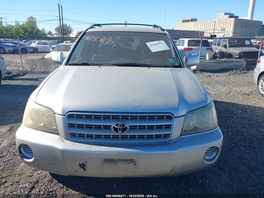TOYOTA HIGHLANDER 2003 VIN JTEHF21A430152089