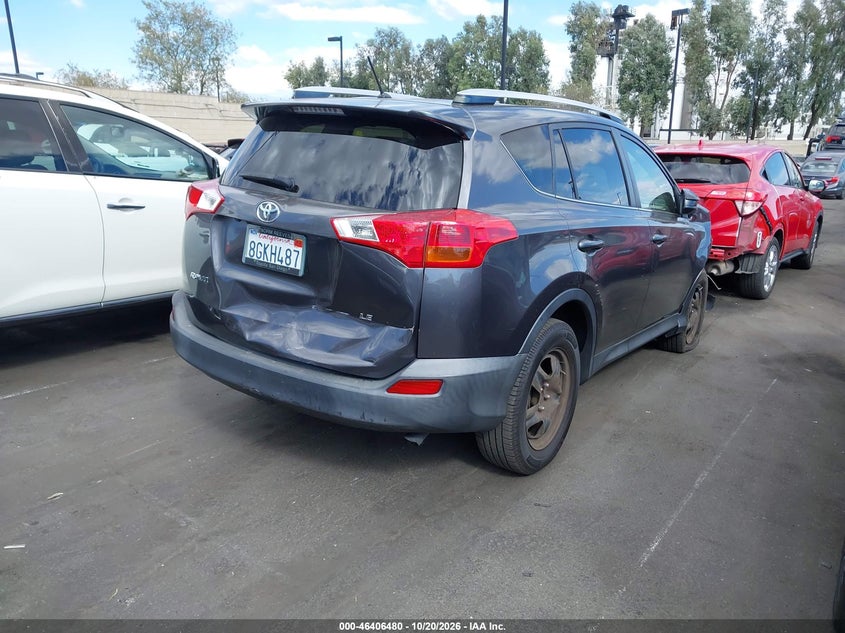 Vin: jtmzfrev2fj051730, lot: 46906838, toyota rav4 le 20154