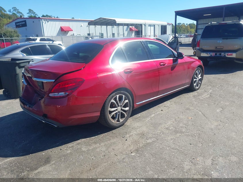 Vin: 55swf4jb7gu121537, lot: 46906854, mercedes-benz c 300 20164