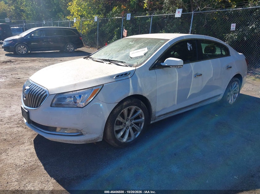 Vin: 1g4gb5g30ef101304, lot: 46906865, buick lacrosse leather group 20142