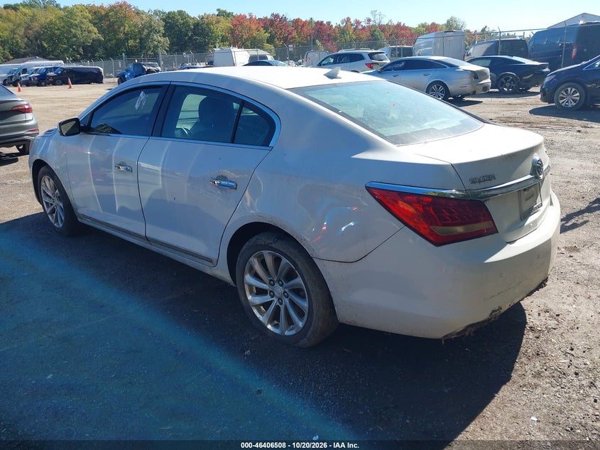 Vin: 1g4gb5g30ef101304, lot: 46906865, buick lacrosse leather group 20143