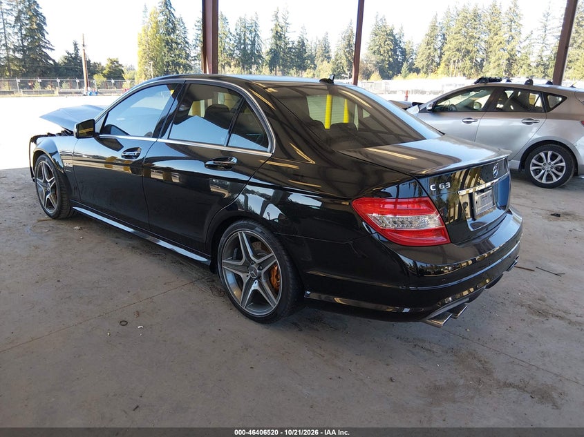 Vin: wddgf7hb1af421693, lot: 46906879, mercedes-benz c 63 amg 20103