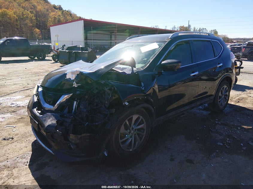 Vin: 5n1at2mv3gc867488, lot: 46906895, nissan rogue sl 20162