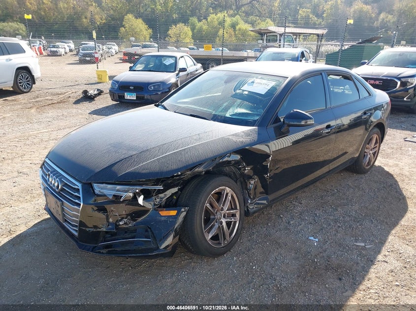 Vin: wauanaf43ha164660, lot: 46906948, audi a4 2.0t premium 20172