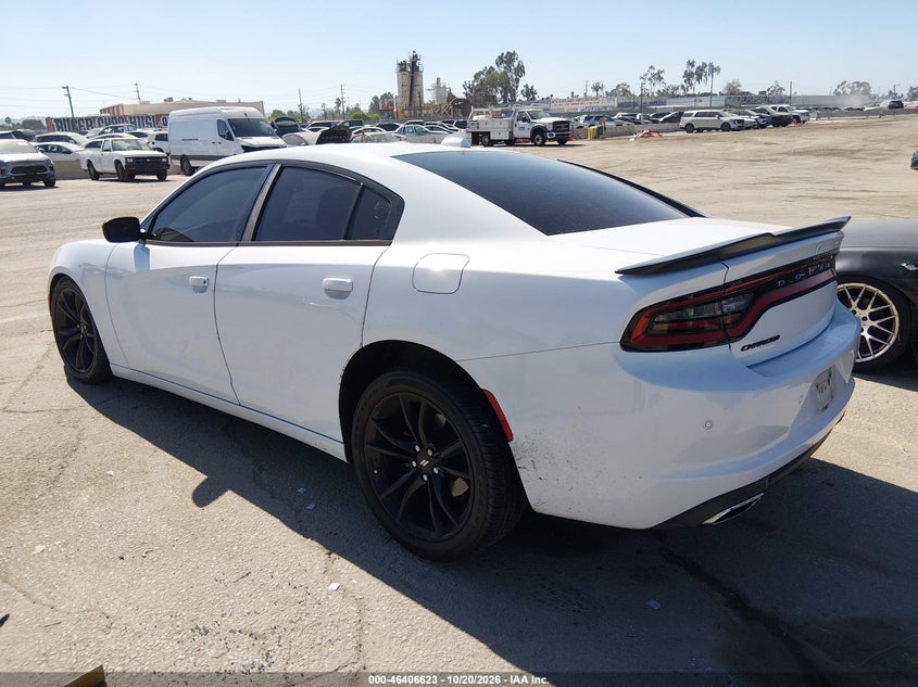 Vin: 2c3cdxhg7jh164469, lot: 46906981, dodge charger sxt plus rwd 20183
