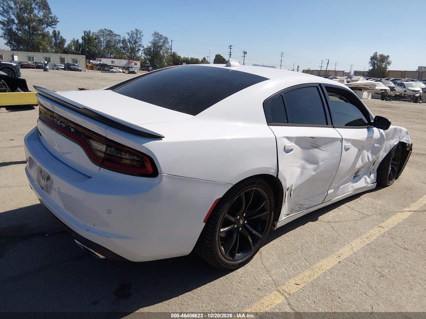 Vin: 2c3cdxhg7jh164469, lot: 46906981, dodge charger sxt plus rwd 20184