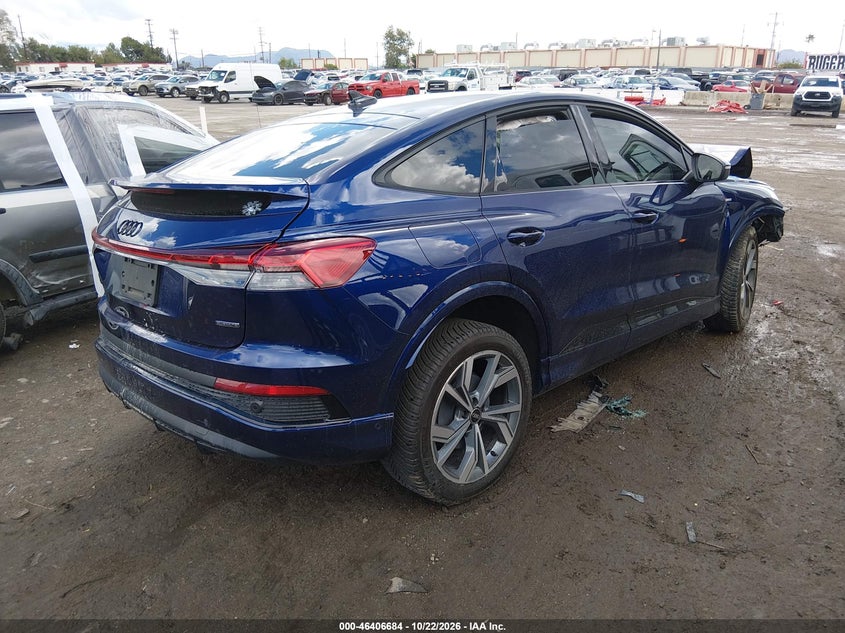 Vin: wa132bfz7rp021306, lot: 46907042, audi q4 sportback e-tron premium plus 50 quattro 20244