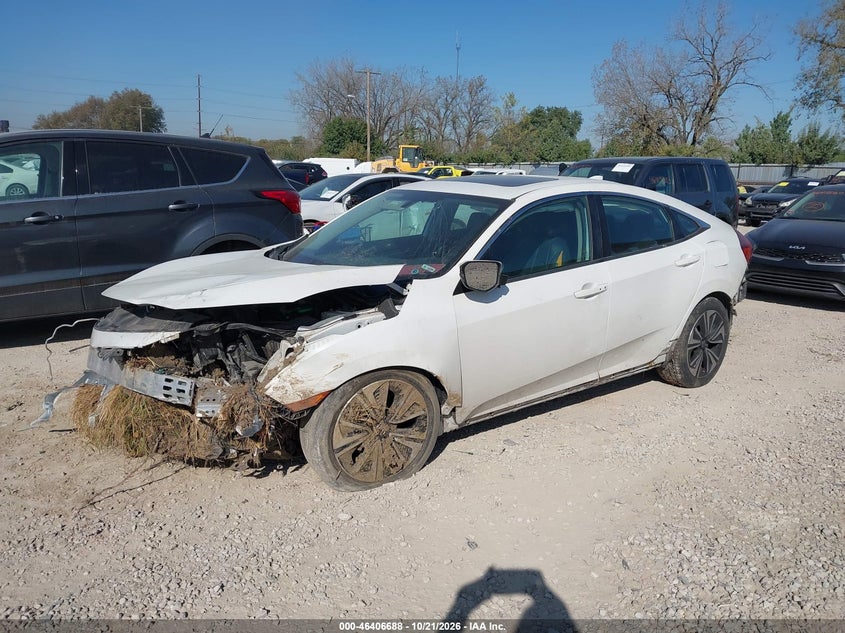Vin: 19xfc1f75ge039678, lot: 46907046, honda civic ex-l 20162