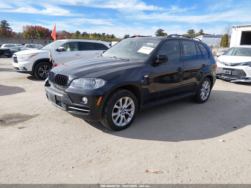 2007 BMW X5 4.8I, Неизвестно, IAAI, VIN 5UXFE835X7LZ45188 — фото 2