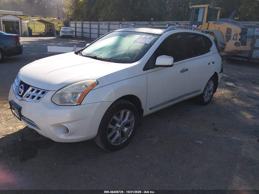 Vin: jn8as5mv9bw280233, lot: 46907086, nissan rogue sv 20112