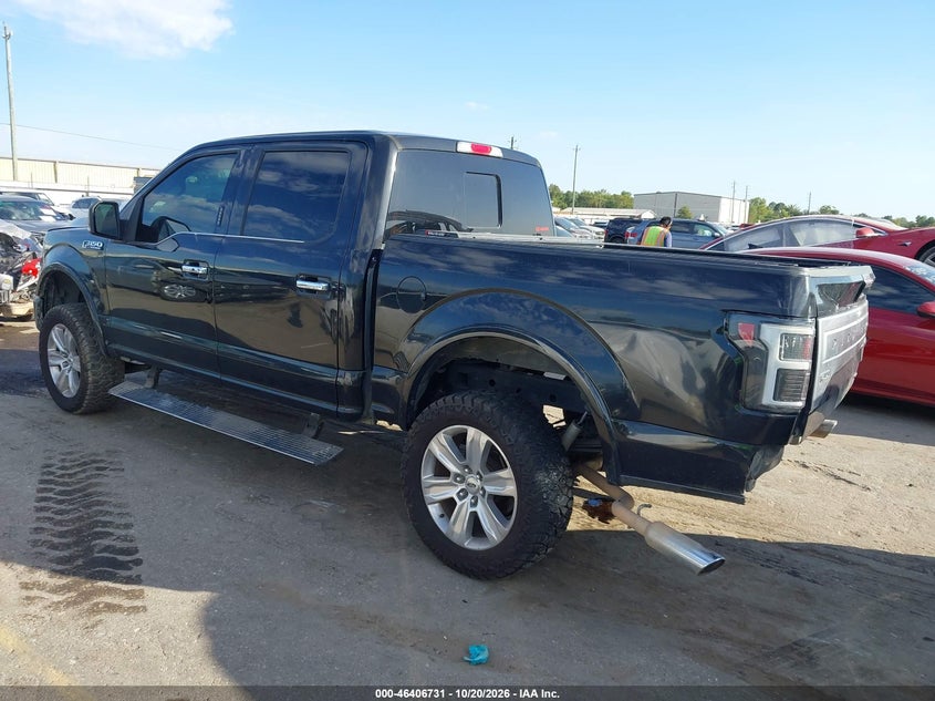 Vin: 1ftew1ef7ffa10294, lot: 46907089, ford f-150 platinum 20153