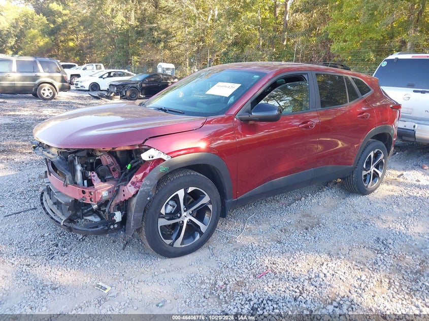 Vin: kl77lge2xrc198863, lot: 46907134, chevrolet trax fwd 1rs 20242