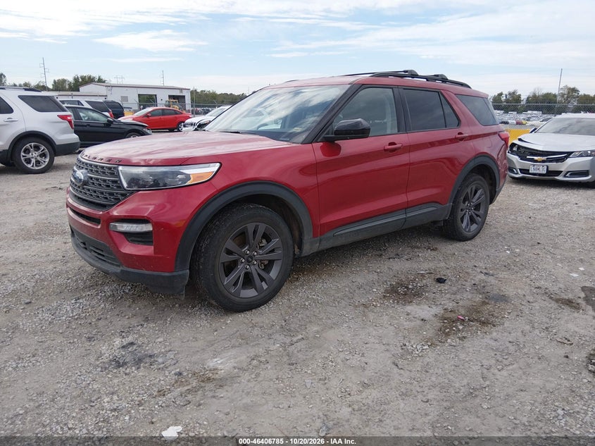 2022 Ford Explorer Xlt, Град, IAAI, VIN 1FMSK8DH1NGC05533 — фото 2