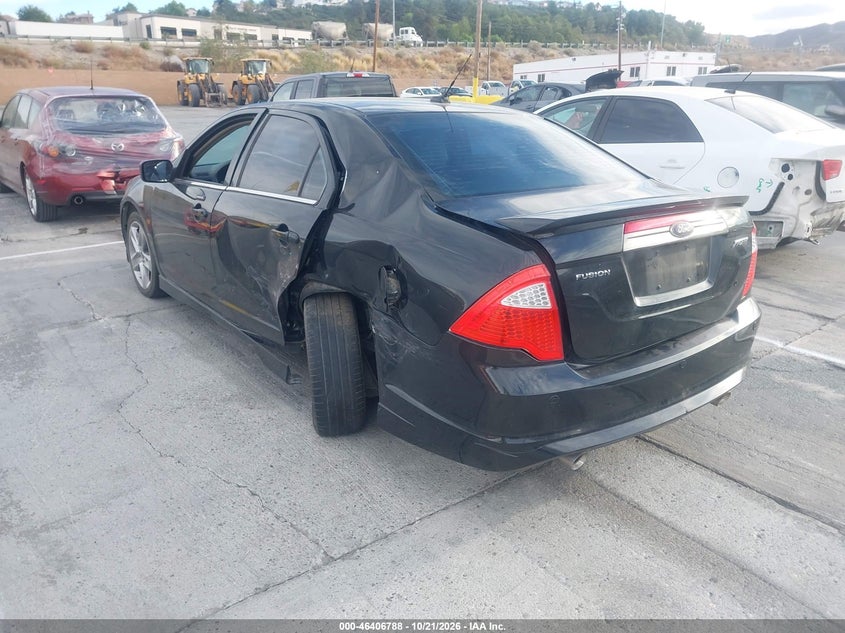 Vin: 3fahp0kc3br189452, lot: 46907146, ford fusion sport 20113
