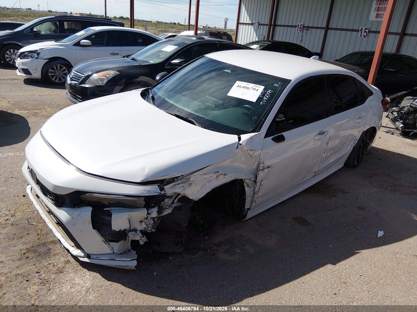 Vin: 2hgfe2f52ph521853, lot: 46907152, honda civic sport 20232