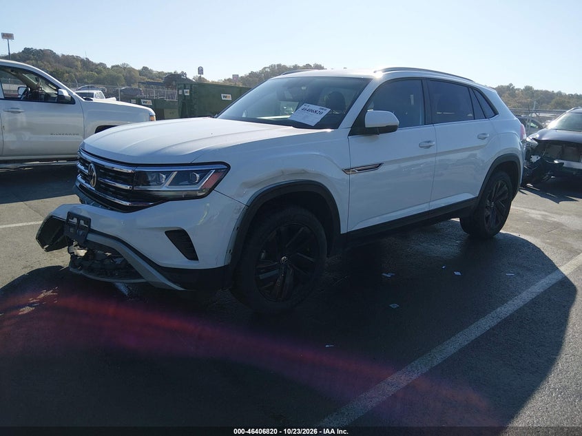 Vin: 1v2je2ca9mc240253, lot: 46907178, volkswagen atlas cross sport 3.6l v6 se w/technology 20212