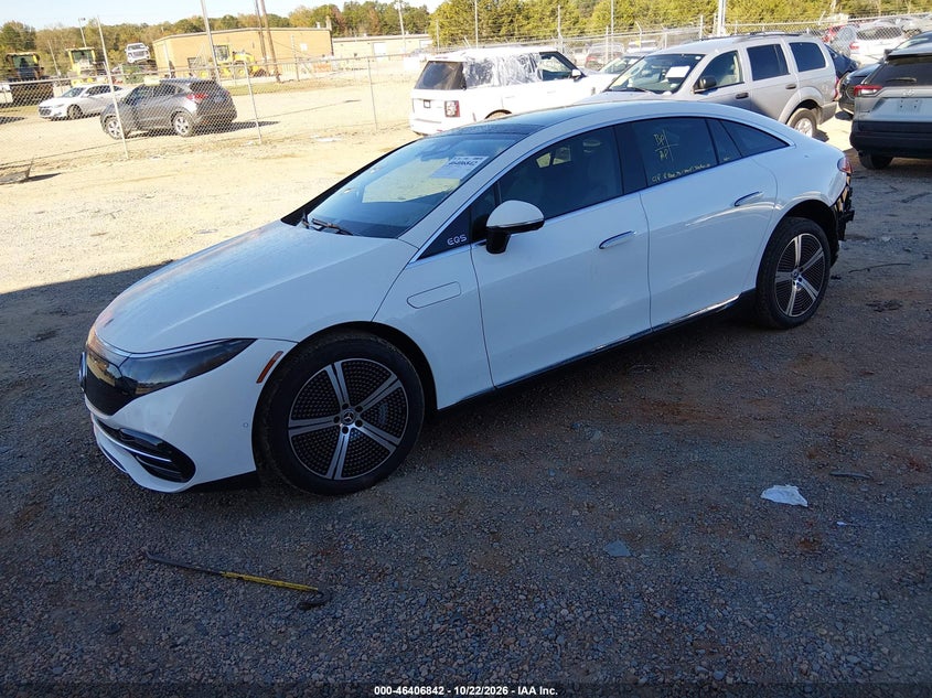 Vin: w1kcg2db0pa029055, lot: 46907201, mercedes-benz eqs 450+ 20232