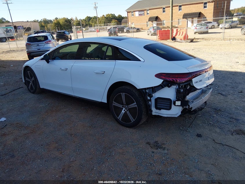 Vin: w1kcg2db0pa029055, lot: 46907201, mercedes-benz eqs 450+ 20233