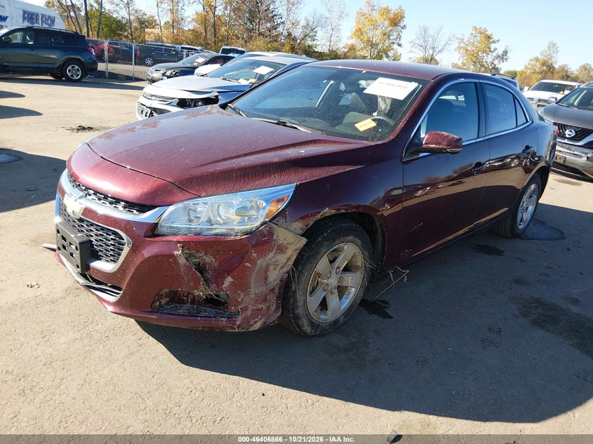 Vin: 1g11c5sl9ff136898, lot: 46907224, chevrolet malibu 1lt 20152