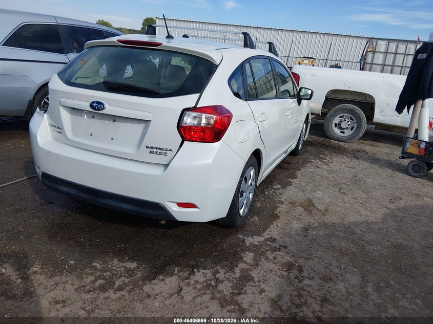 Vin: jf1gpaa61fh304215, lot: 46907227, subaru impreza 2.0i 20154