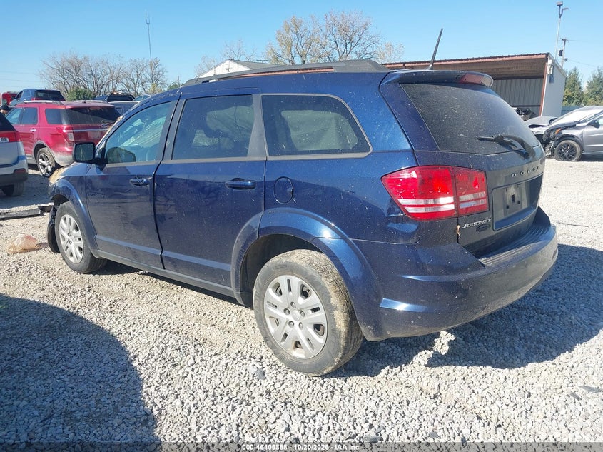 Vin: 3c4pdcab3lt237254, lot: 46907247, dodge journey se value 20203