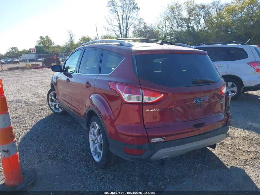 Vin: 1fmcu9j91dud16486, lot: 46907459, ford escape titanium 20133