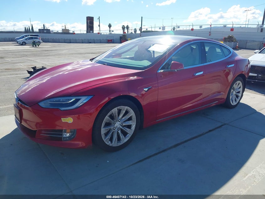 Vin: 5yjsa1e19hf231327, lot: 46907501, tesla model s 60/75 20172