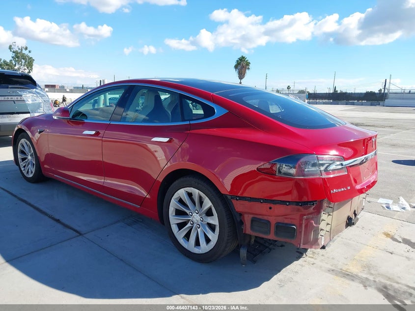 Vin: 5yjsa1e19hf231327, lot: 46907501, tesla model s 60/75 20173